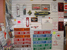 Springfield Royal Diner Gift Shop - Vintage Street Signs